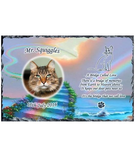 Stairway, Photo & Paws CAT Remembrance Slate