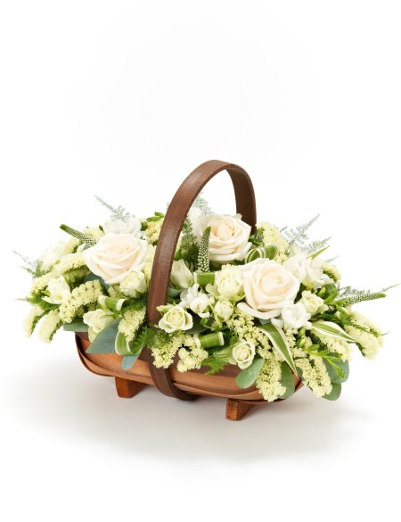 Mixed Basket – Pink and Lilac Cream & White